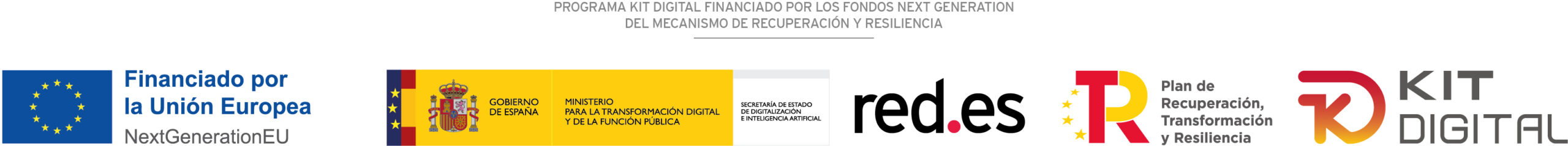 Proyecto financiado por el Kit Digital, subvención del Gobierno de España para la digitalización de pymes y autónomos, cofinanciado por los fondos Next Generation EU de la Unión Europea